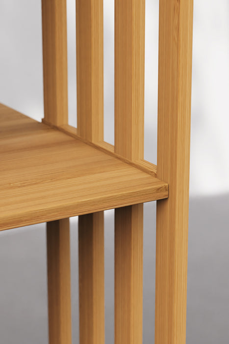 Floor-standing 360° Rotating Bookshelf with Storage Cabinets