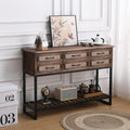 Fabric-Drawer Console