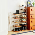 Scandinavian Modern Multi-Tier Shoe Organizer