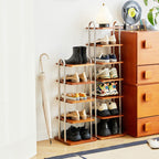 Scandinavian Modern Multi-Tier Shoe Organizer