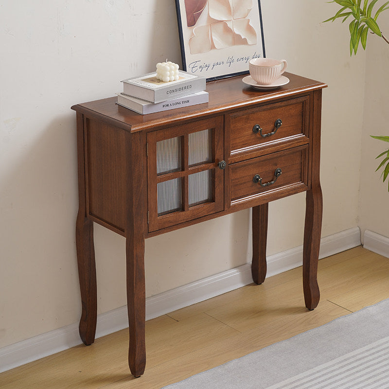 Glass-Front Console