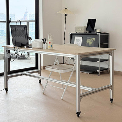 Industrial Aluminum Frame Rolling Workbench