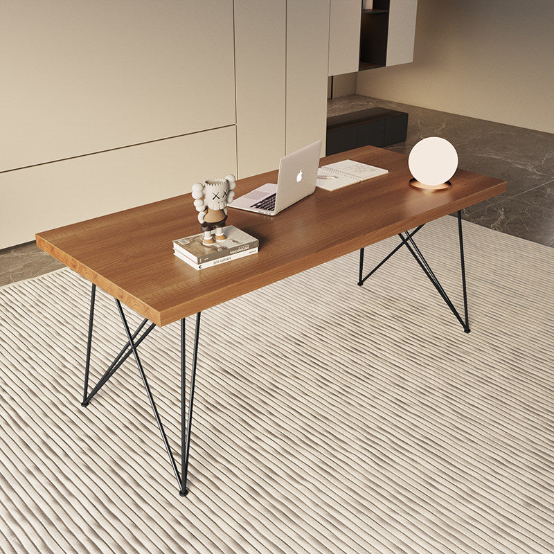 Hairpin Leg Solid Wood Modern Office Desk