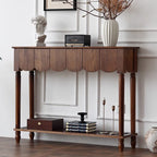 Scalloped Console Table