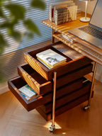 MidCenturyDrawer Cart