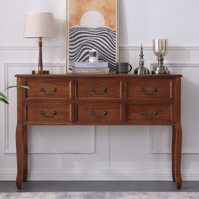 Classic Six-Drawer Console