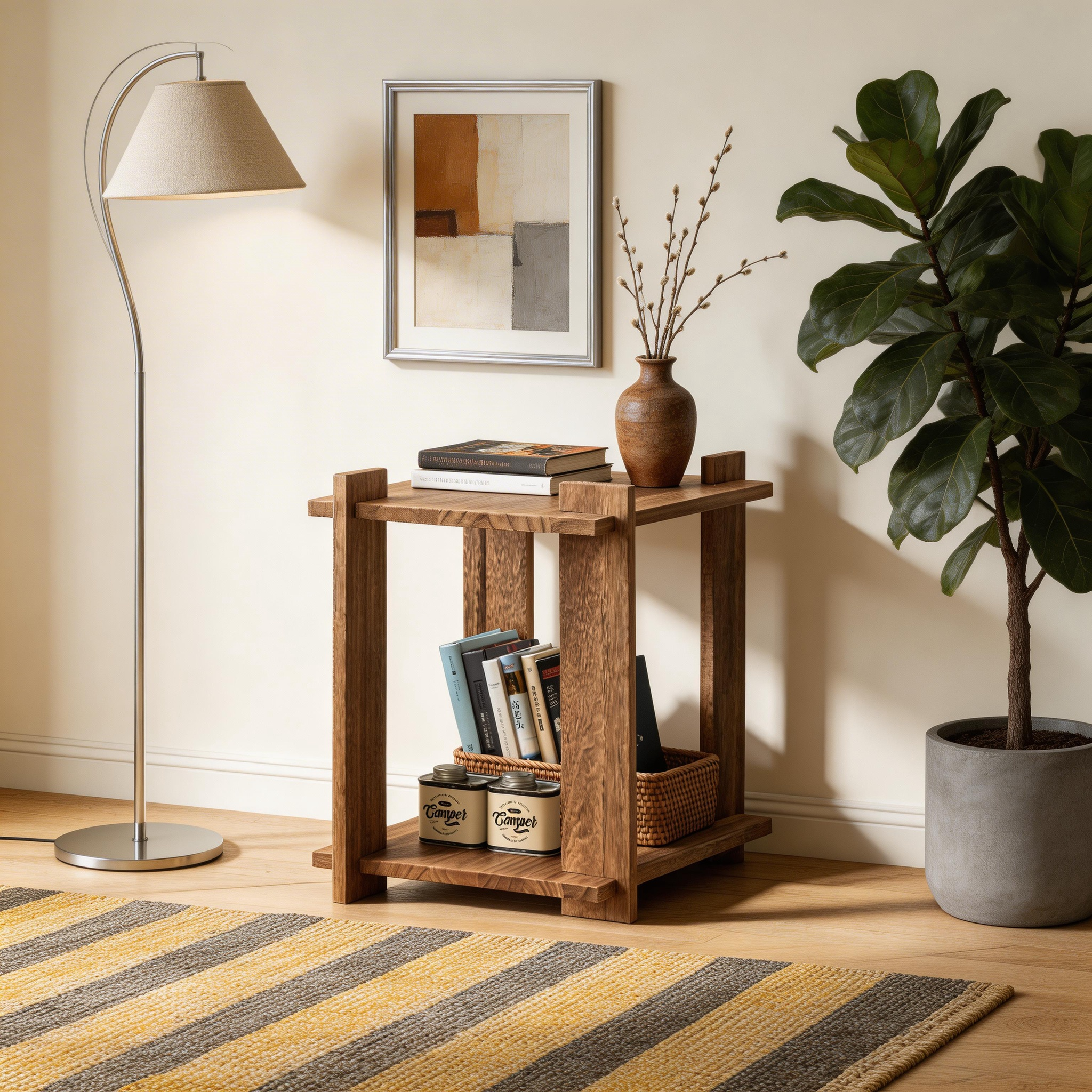 RetroShelf Nightstand