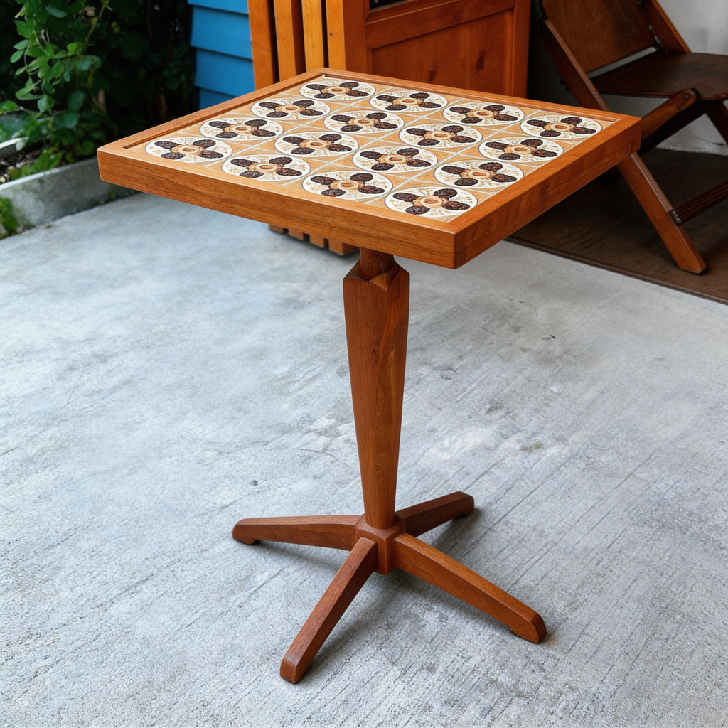 HandcraftedCeramic Accent Table