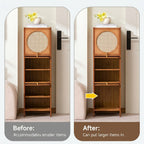 RattanOrb Three-Drawer Cabinet