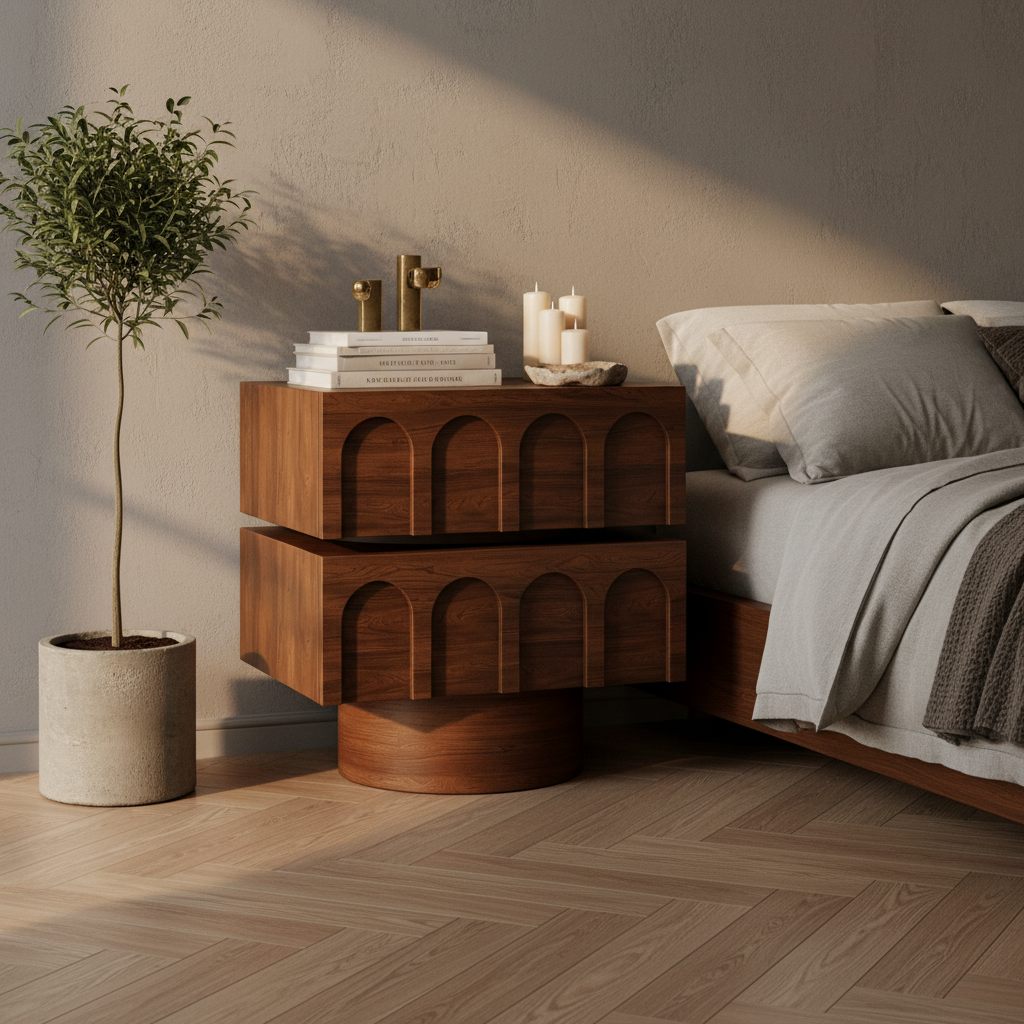 MidMod OrbBase Nightstand