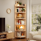 Corner Pine Natural Shelf