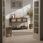 Fabric-Drawer Console