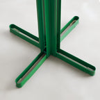 Modern Cactus-Inspired Green Metal Multi-Arm Coat Rack