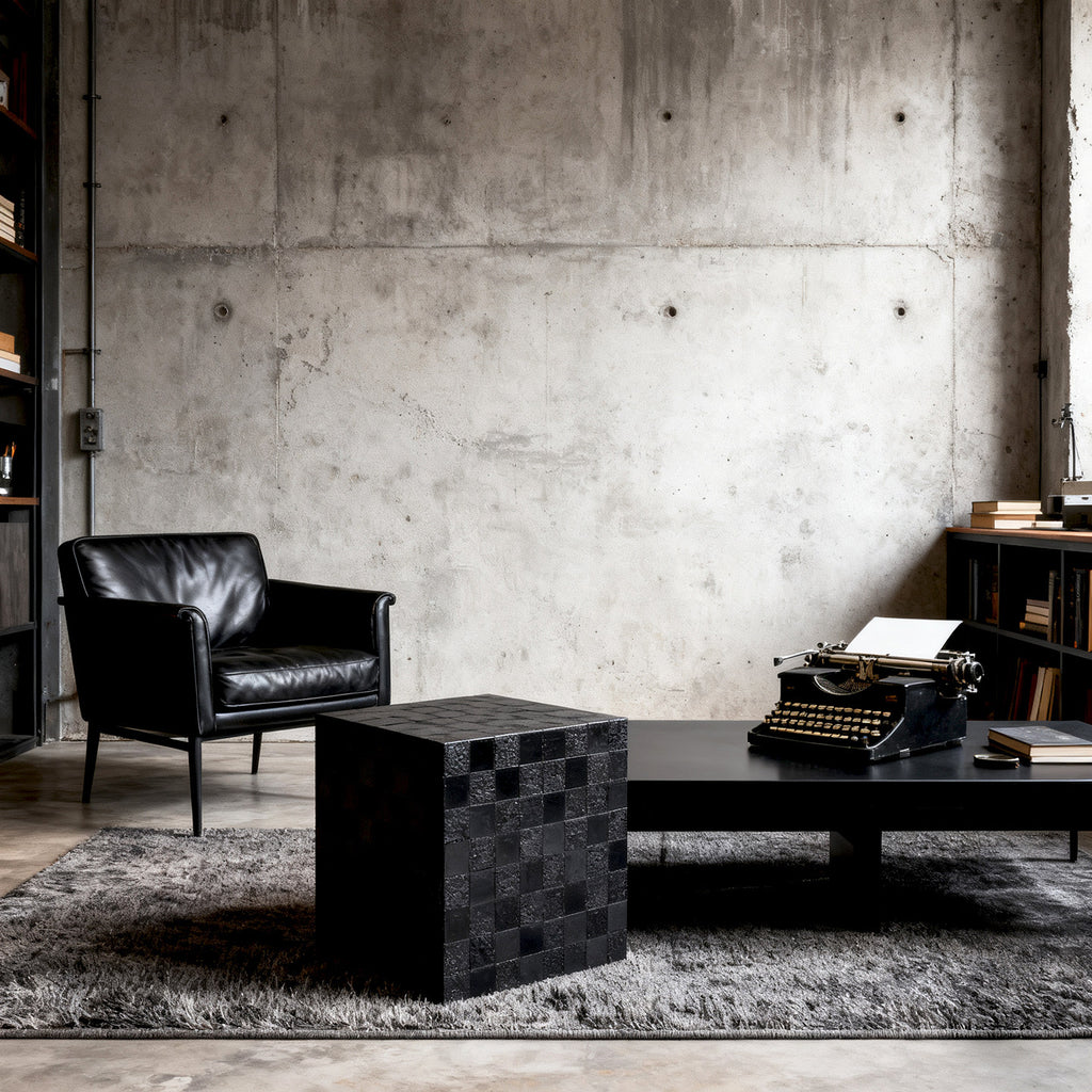 BlackMosaic Cubic Table