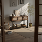 Fabric-Drawer Console