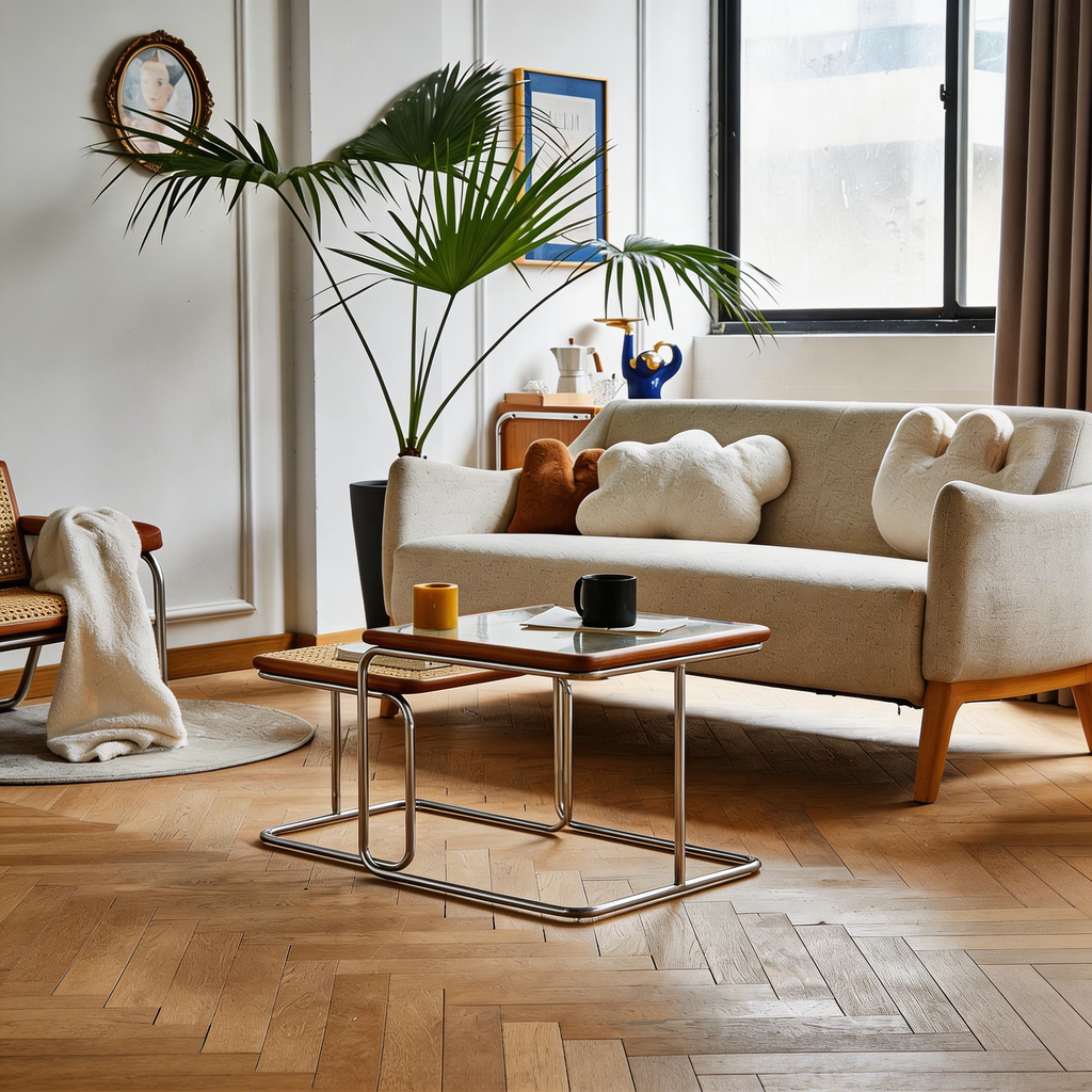 StackableGlass Coffee Table Set
