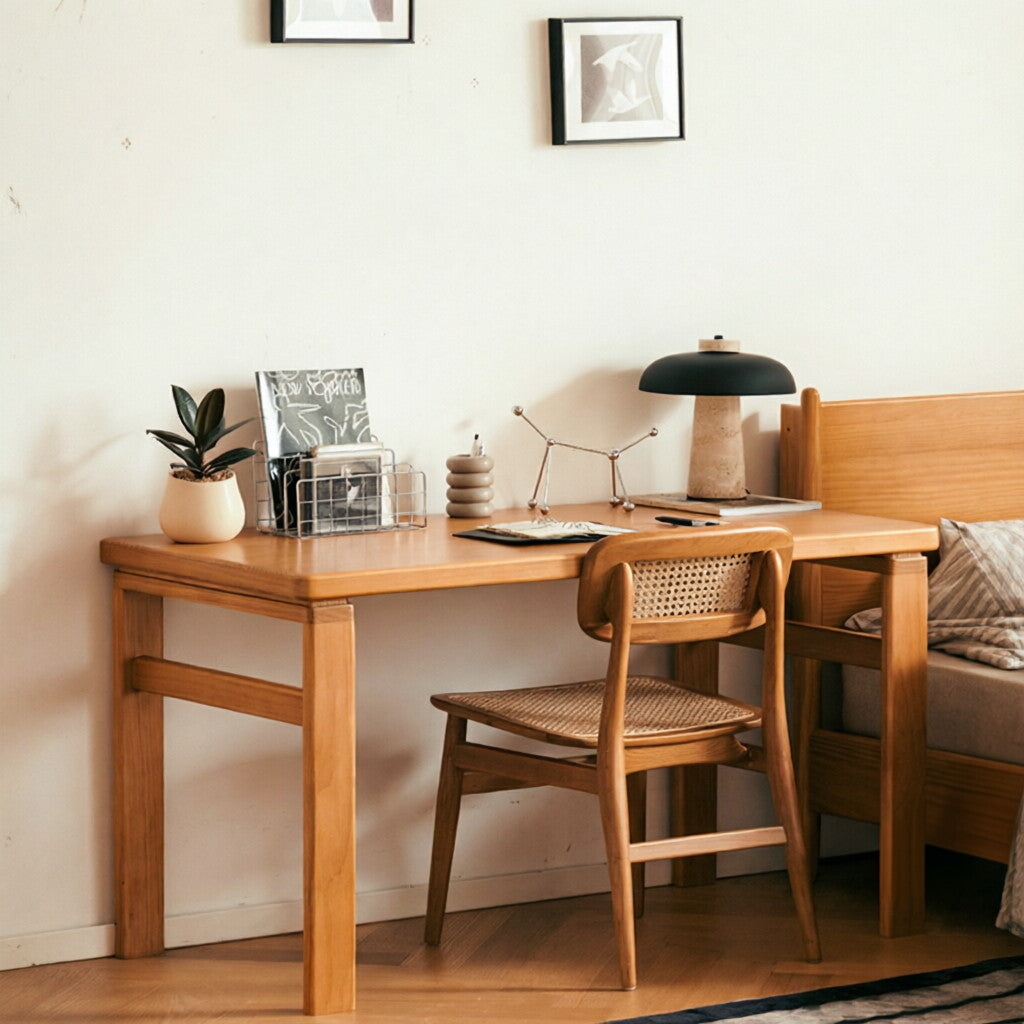 Minimalist Solid Wood Multi-Use Work Desk