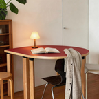 Semicircular Wall-Mounted Dining Table