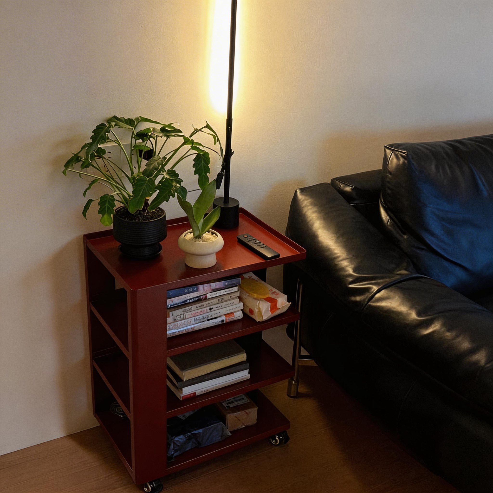 Minimalist 4-Tier Mobile Side Table