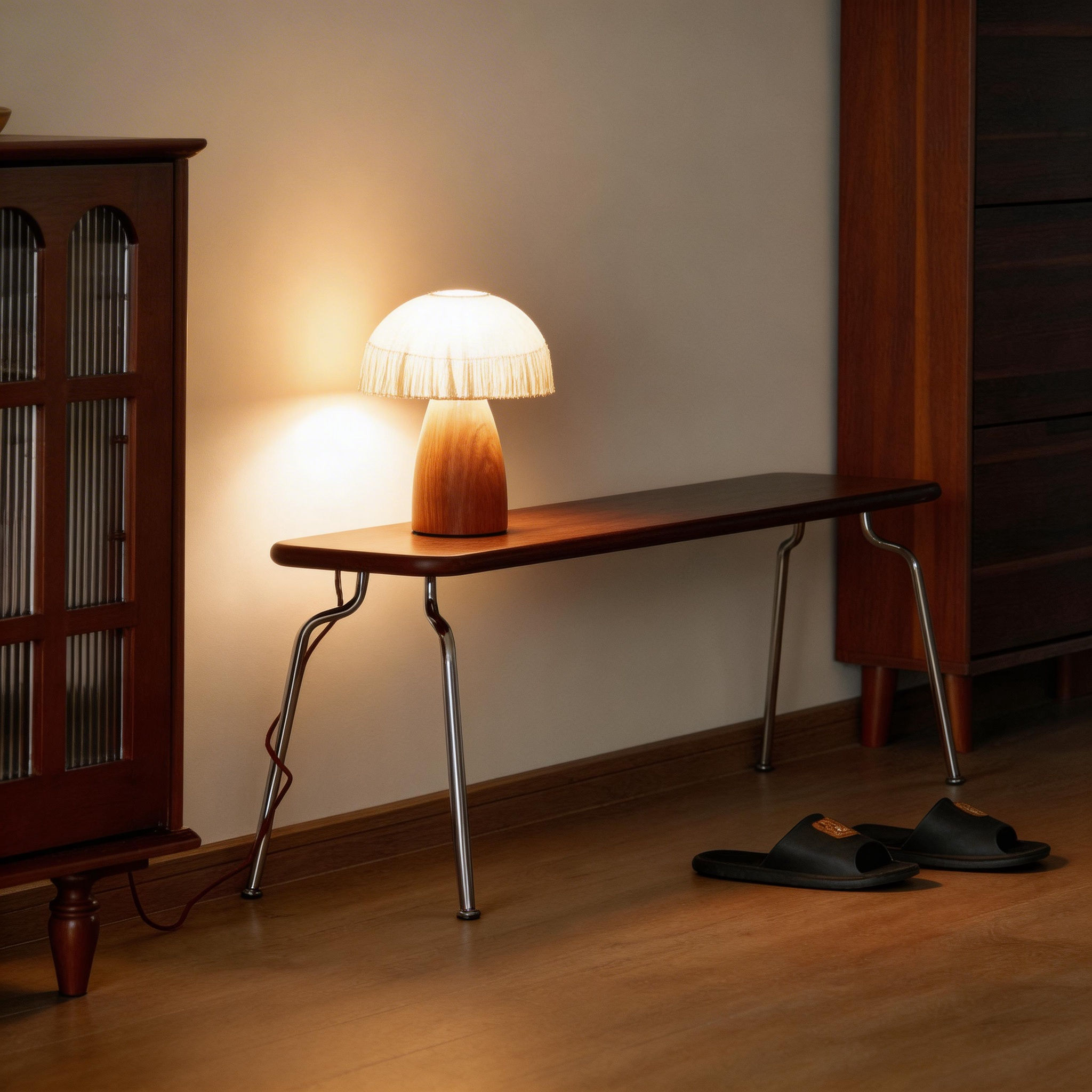 Loom Side Table Bench