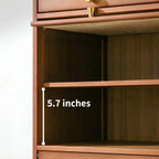 RattanOrb Three-Drawer Cabinet
