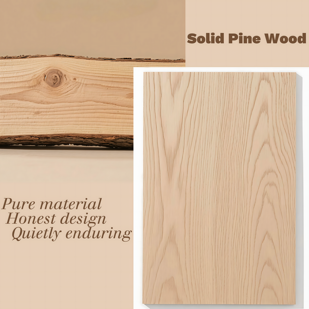 Corner Pine Natural Shelf