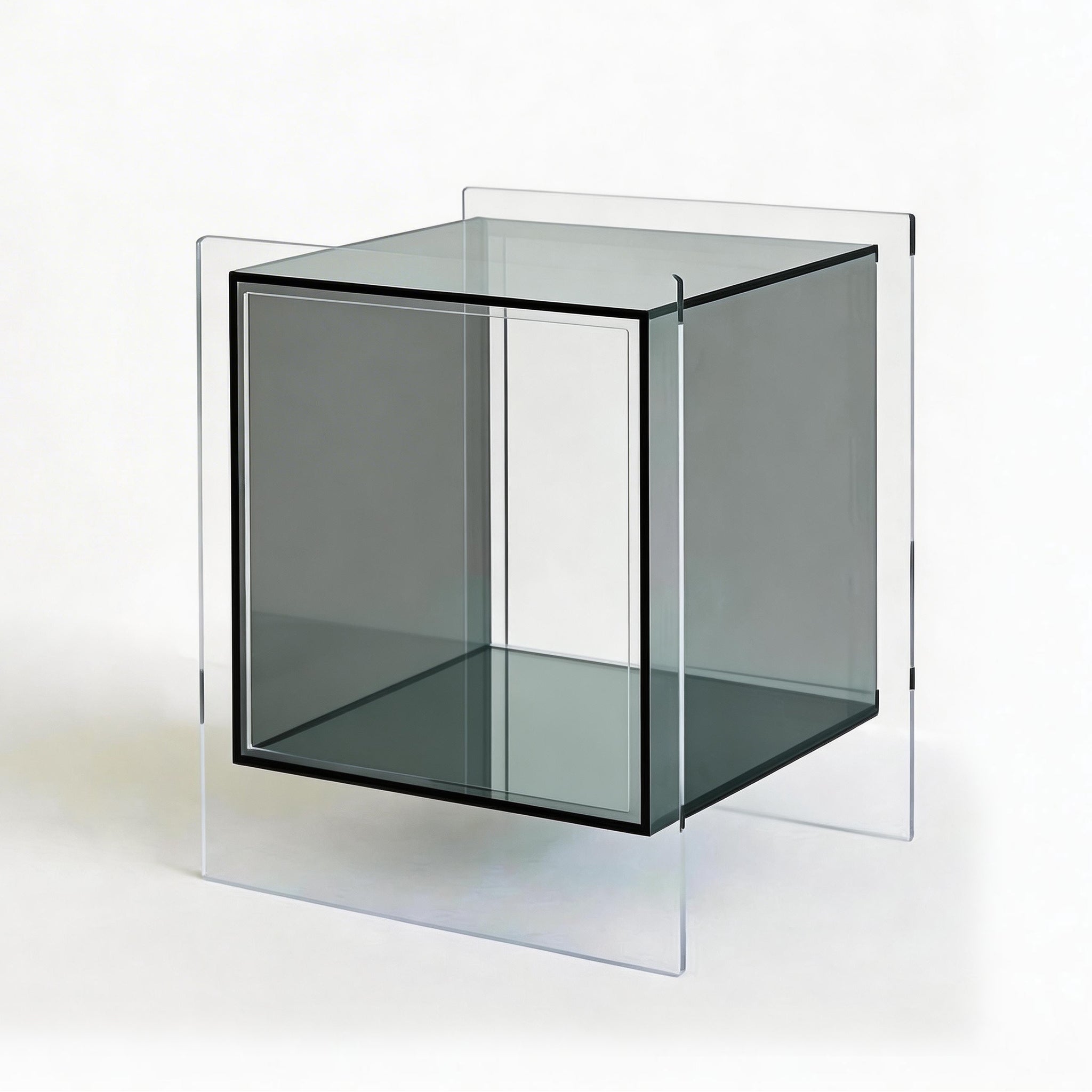 Smoked Acrylic Cube