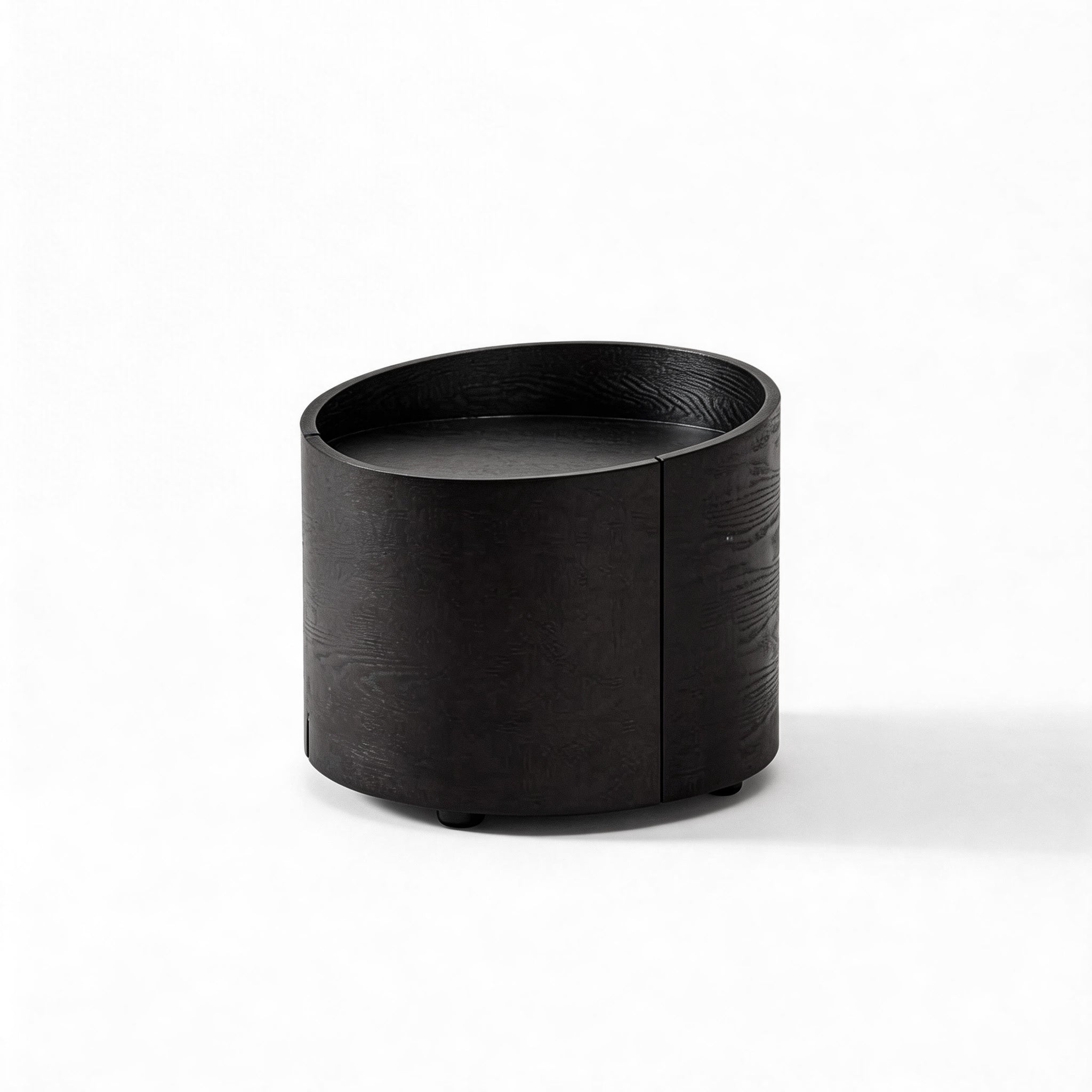 Round Minimalist Nightstand