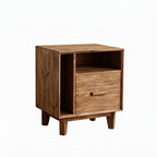 Cedar Open-Shelf Nightstand