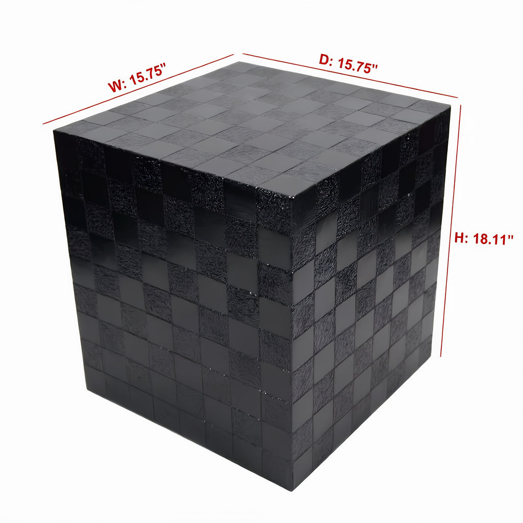 BlackMosaic Cubic Table