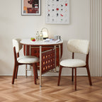Mid-Century Perforated Foldable Dining Table