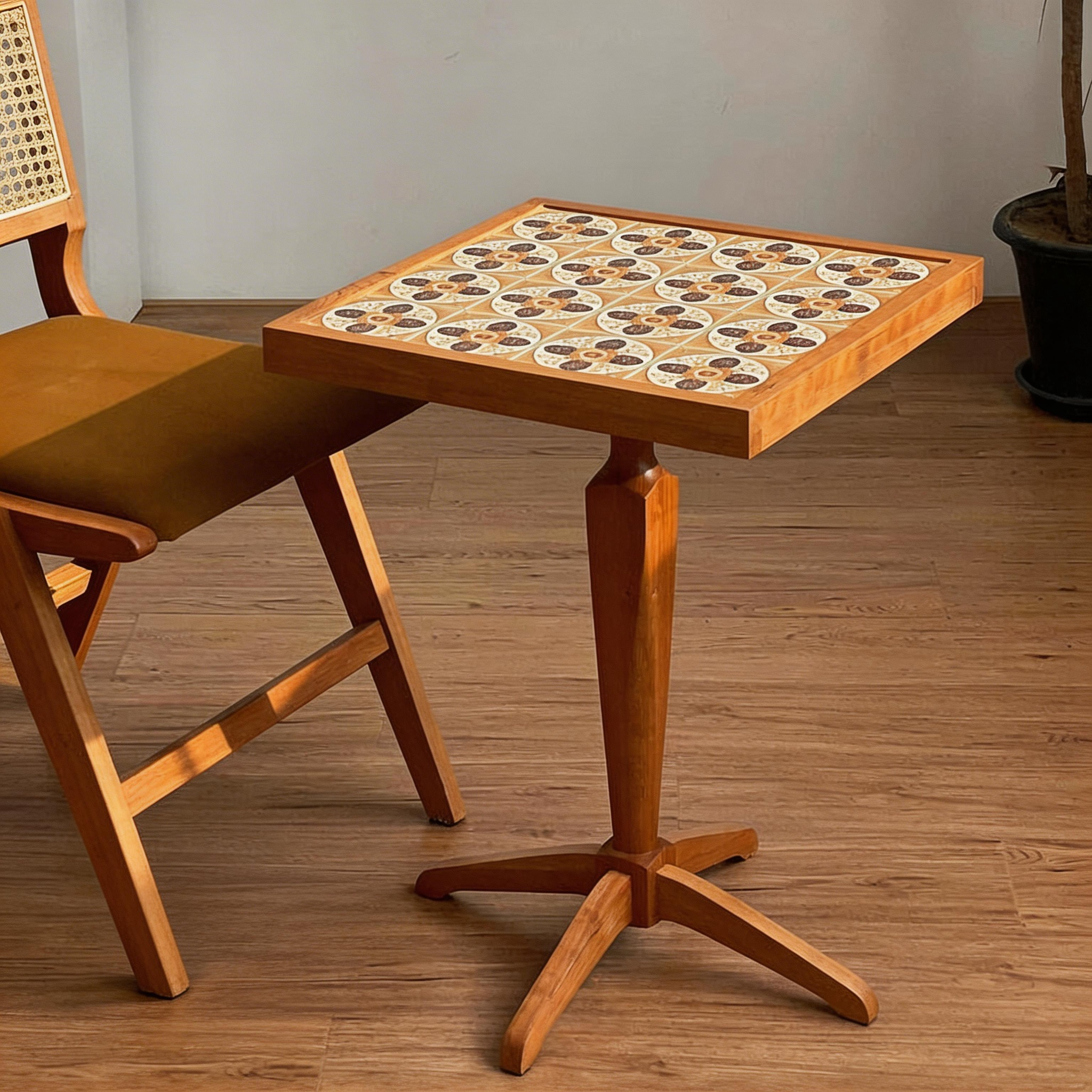 HandcraftedCeramic Accent Table