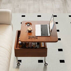 Adjustable Wheeled Side Table