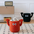 Giggle Stool – Plush Character Stool with Waving Arms & Expressive Eyes