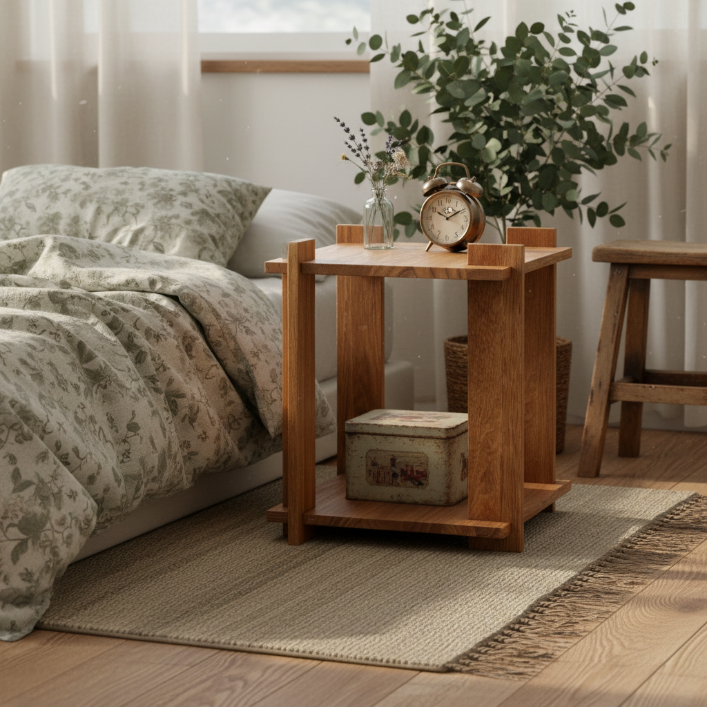 RetroShelf Nightstand