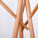 Modern Minimalist Solid Wood Branch-Inspired Coat Rack