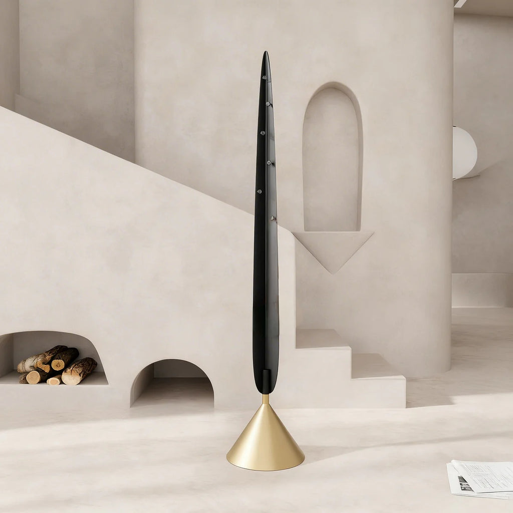 Sculptural Blade Cone Coat Stand