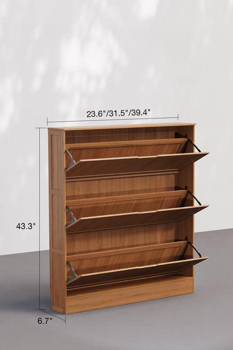 Flip Drawer Multi Layers Storage Shoe Rack Space Saving