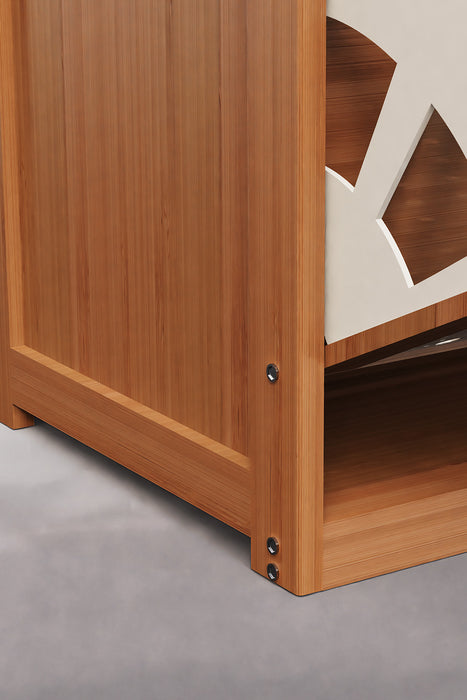 Entryway Flip Drawer Shoe Bench with Padded Seat