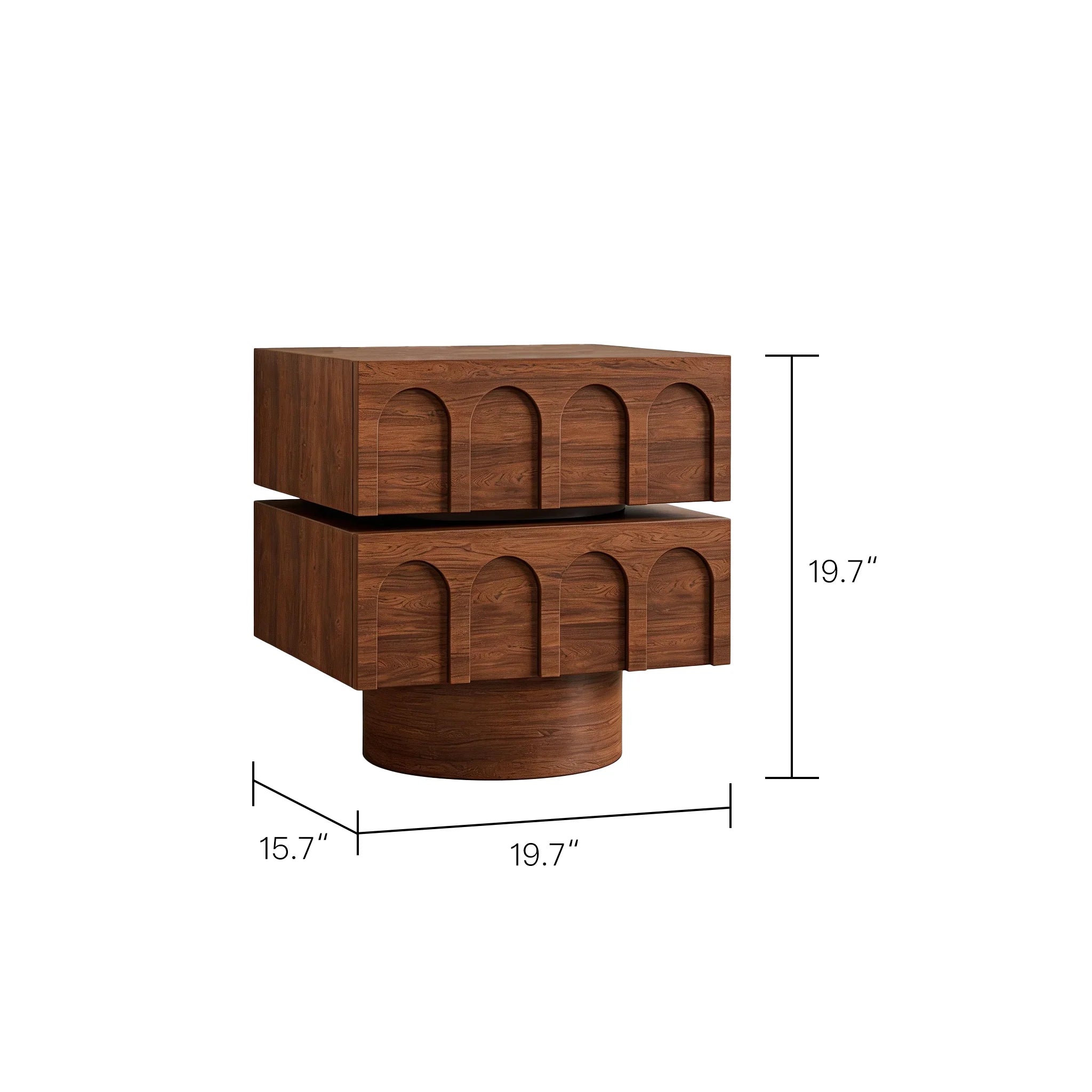 MidMod OrbBase Nightstand