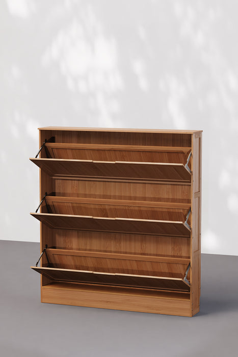 Flip Drawer Multi Layers Storage Shoe Rack Space Saving