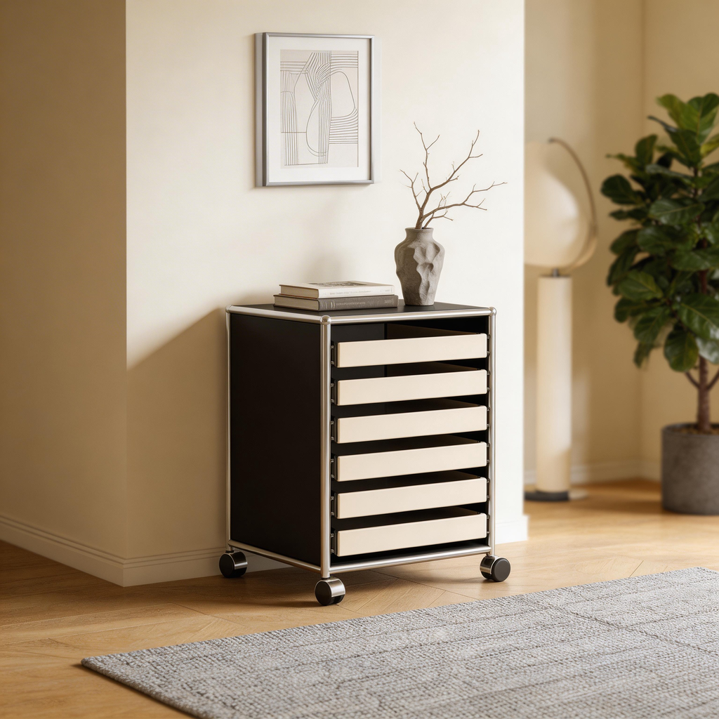Narrow Multi-Drawer Cart