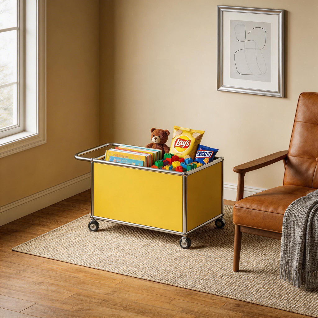 Open Frame Rolling Cart