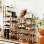 Scandinavian Modern Multi-Tier Shoe Organizer