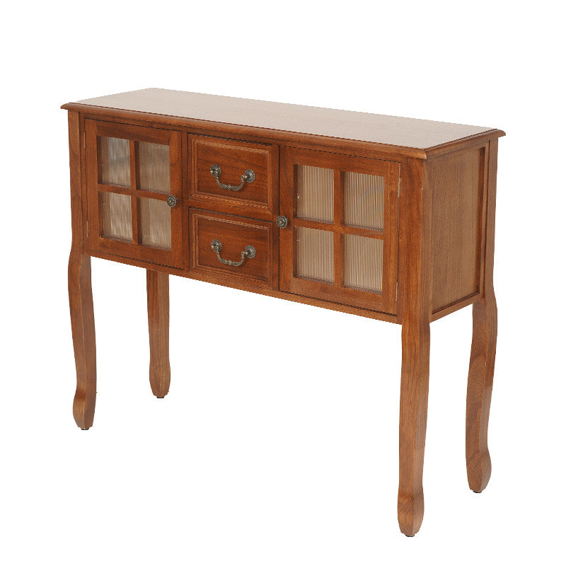 Glass-Front Console
