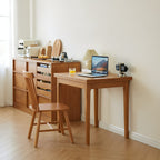 Modern Minimalist Extendable Solid Wood Multi-Use Table