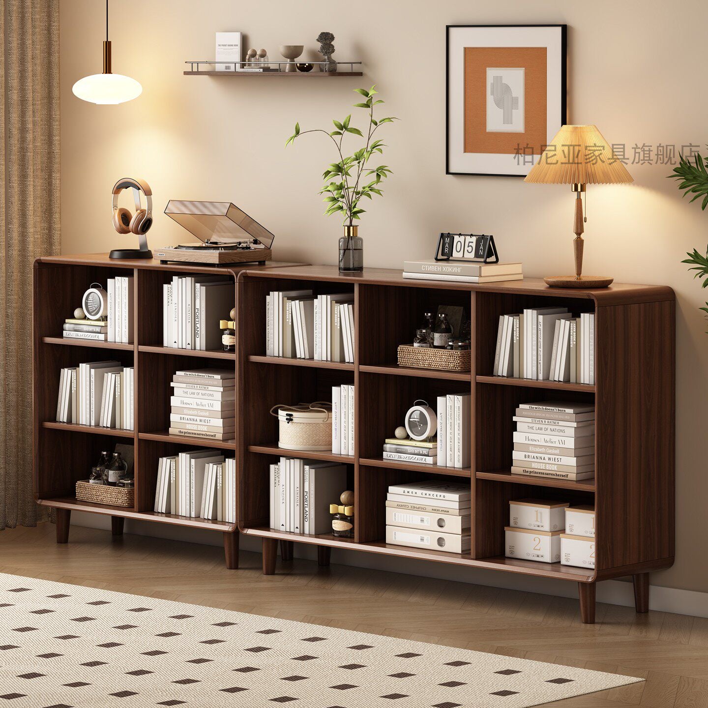 Modular Open-Grid Storage Cabinet