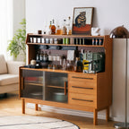 Pegboard Mid-Century Cabinet
