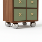 Rolling Drawer Accent Chest