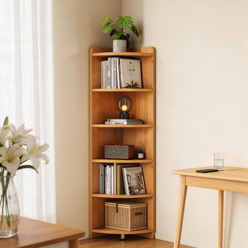 CornerPine Natural Shelf